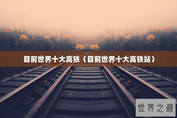目前世界十大高铁（目前世界十大高铁站）