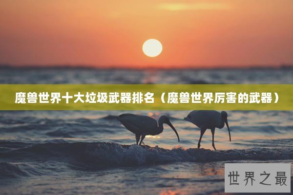 魔兽世界十大垃圾武器排名（魔兽世界厉害的武器）