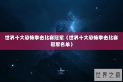 世界十大恐怖拳击比赛冠军（世界十大恐怖拳击比赛冠军名单）