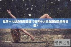 世界十大隐身雕塑品牌（世界十大隐身雕塑品牌有哪些）