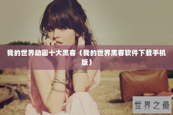 我的世界动画十大黑客（我的世界黑客软件下载手机版）