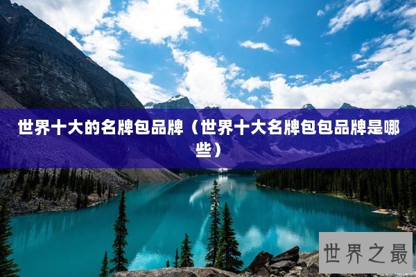 世界十大的名牌包品牌（世界十大名牌包包品牌是哪些）