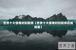 世界十大惊奇时刻视频（世界十大惊奇时刻视频在线观看）