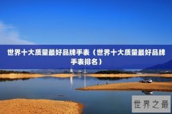 世界十大质量最好品牌手表（世界十大质量最好品牌手表排名）