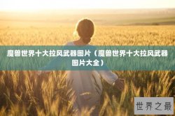 魔兽世界十大拉风武器图片（魔兽世界十大拉风武器图片大全）