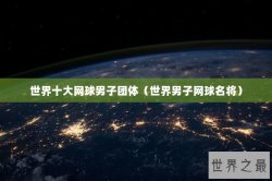 世界十大网球男子团体（世界男子网球名将）