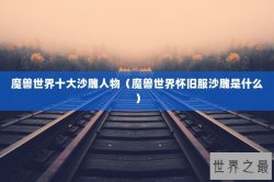 魔兽世界十大沙雕人物（魔兽世界怀旧服沙雕是什么）