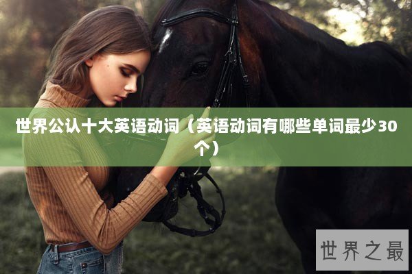 世界公认十大英语动词（英语动词有哪些单词最少30个）