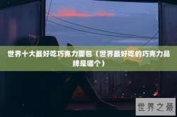 世界十大最好吃巧克力面包（世界最好吃的巧克力品牌是哪个）
