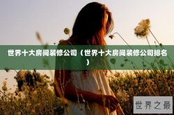 世界十大房间装修公司（世界十大房间装修公司排名）