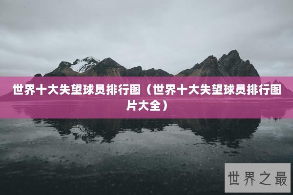 世界十大失望球员排行图（世界十大失望球员排行图片大全）