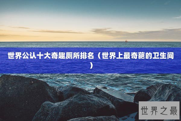 世界公认十大奇趣厕所排名（世界上最奇葩的卫生间）