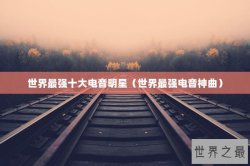 世界最强十大电音明星（世界最强电音神曲）