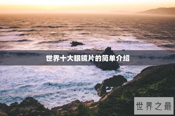 世界十大眼镜片的简单介绍