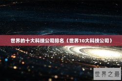 世界的十大科技公司排名（世界10大科技公司）