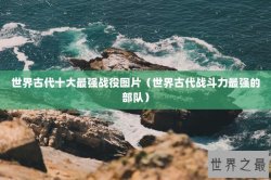世界古代十大最强战役图片（世界古代战斗力最强的部队）