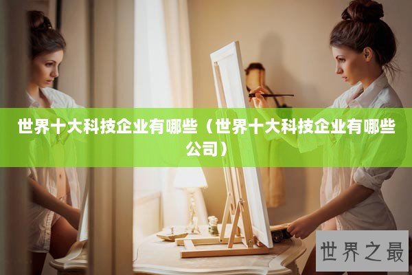 世界十大科技企业有哪些（世界十大科技企业有哪些公司）