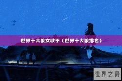世界十大狼女歌手（世界十大狼排名）
