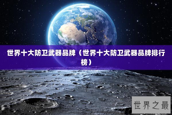 世界十大防卫武器品牌（世界十大防卫武器品牌排行榜）