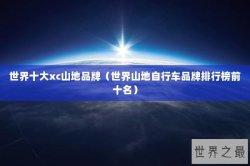 世界十大xc山地品牌（世界山地自行车品牌排行榜前十名）