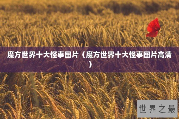 魔方世界十大怪事图片(魔方世界十大怪事图片高清) 魔方世界十大怪事图片(魔方世界十大怪事图片高清)