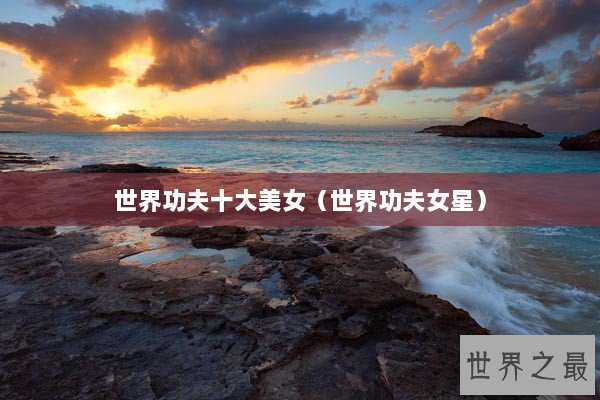 世界功夫十大美女（世界功夫女星）