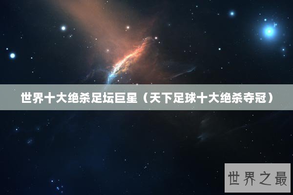 世界十大绝杀足坛巨星（天下足球十大绝杀夺冠）