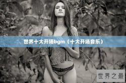 世界十大开场bgm（十大开场音乐）