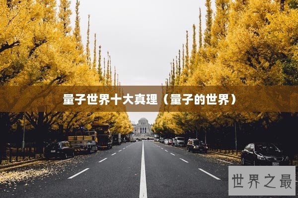 量子世界十大真理（量子的世界）