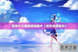 世界十大奇葩模特图片（世界奇葩照片）