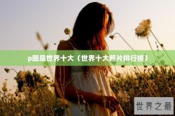 p图是世界十大（世界十大照片排行榜）