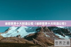迷你世界十大创造公司（迷你世界十大创造公司）