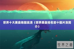 世界十大美食地图高清（世界美食排名前十图片及简介）