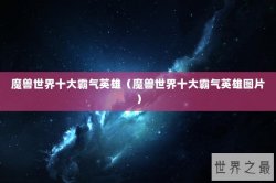 魔兽世界十大霸气英雄（魔兽世界十大霸气英雄图片）