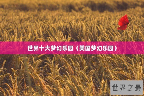 世界十大梦幻乐园（美国梦幻乐园）