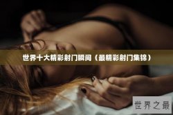 世界十大精彩射门瞬间（最精彩射门集锦）