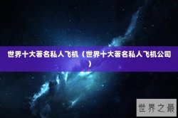 世界十大著名私人飞机（世界十大著名私人飞机公司）