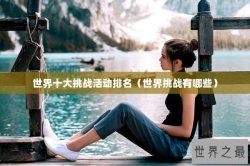 世界十大挑战活动排名（世界挑战有哪些）