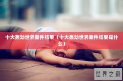 十大轰动世界案件结果（十大轰动世界案件结果是什么）