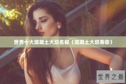 世界十大混凝土大坝名称（混凝土大坝寿命）