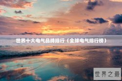 世界十大电气品牌排行（全球电气排行榜）