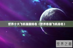 世界十大飞机强国排名（世界各国飞机排名）