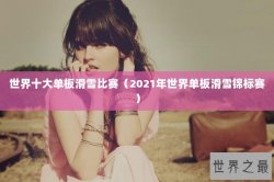 世界十大单板滑雪比赛（2021年世界单板滑雪锦标赛）