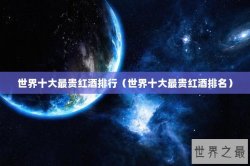 世界十大最贵红酒排行（世界十大最贵红酒排名）