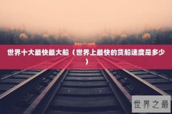 世界十大最快最大船（世界上最快的货船速度是多少）