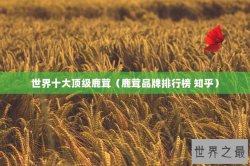世界十大顶级鹿茸（鹿茸品牌排行榜 知乎）