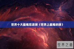 世界十大最难忘进球（世界上最难的球）