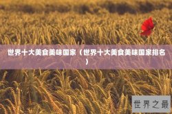 世界十大美食美味国家（世界十大美食美味国家排名）