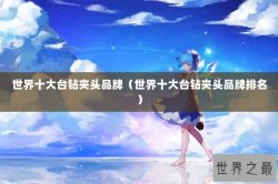 世界十大台钻夹头品牌（世界十大台钻夹头品牌排名）