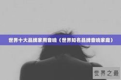 世界十大品牌家用音响（世界知名品牌音响家庭）